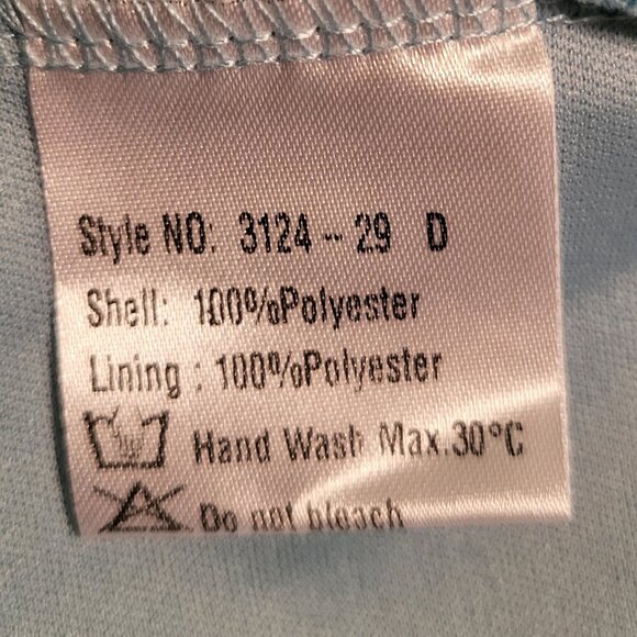 Ever-Pretty Lt Blue Sparkly Spaghetti Strap Short A Line Cocktail Dress Size 6 - Picture 10 of 11